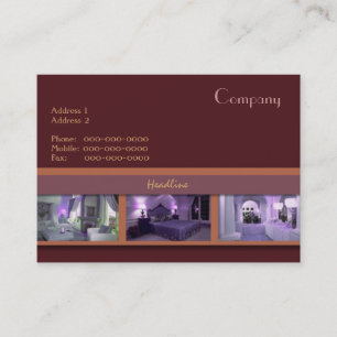 Interieur Decorator Business Card Visitenkarte