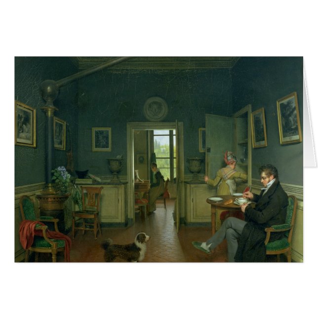 Intérieur d'une salle à manger, 1816 (Devant horizontal)
