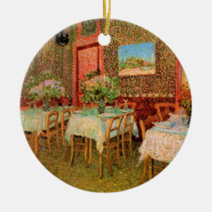 Interieur eines Restaurants von Vincent van Gogh Keramikornament