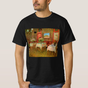 Interieur eines Restaurants von Vincent van Gogh T-Shirt