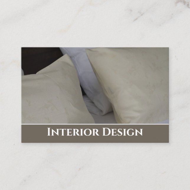 Interieur & Einrichtung Business Card. Visitenkarte (Vorderseite)
