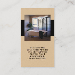 Interieur oder inszenieren von Visitenkarten Visitenkarte