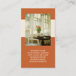 Interieur oder inszenieren von Visitenkarten Visitenkarte