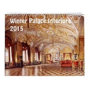 Intérieurs du palais d'hiver 2015 Calendrier