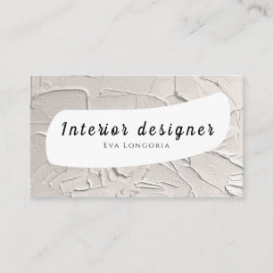 Interior Designer Business Card Visitenkarte