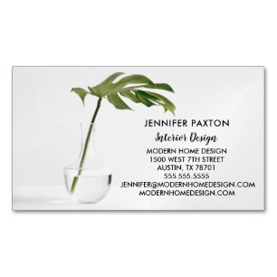 Interior Designer Zuhause Decorator Chic Moderne Magnetische Visitenkarte