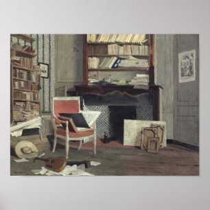 Interior of the Study of Doctor X Poster