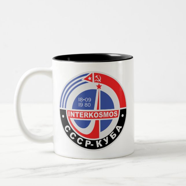 Interkosmos Zweifarbige Tasse (Links)