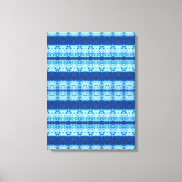 Interlace Shibori Canvas Print Leinwanddruck