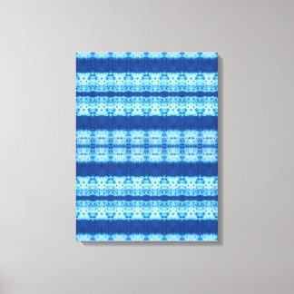 Interlace Shibori Leinwanddruck
