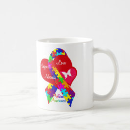 Interlaced Autism Ribbon Kaffeetasse