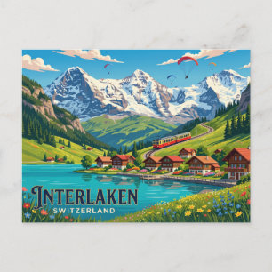Interlaken Schweiz Postkarte