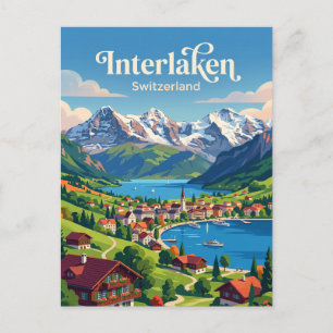 Interlaken Schweiz Postkarte