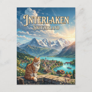 Interlaken Schweiz Postkarte