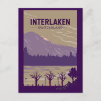 Interlaken Schweiz Reisen Vintag