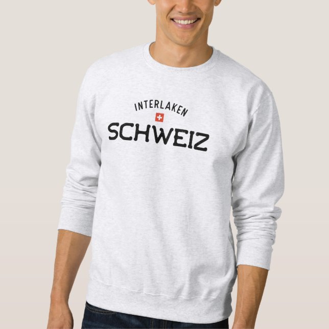 Interlaken Schweiz (Schweiz) Sweatshirt (Vorderseite)