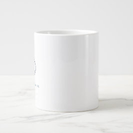 Interlocking Rings- Minimalist Union Mug Gift Jumbo-Tasse