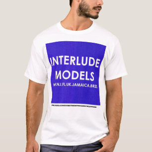 INTERLUDE MODELS MERCH Basic Dark T - Shirt