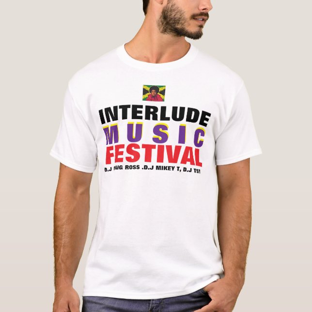 INTERLUDE MUSIK FESTIVAL Herren Basic T - Shirt (Vorderseite)
