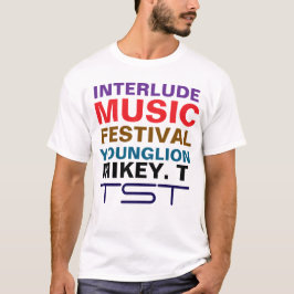 INTERLUDE MUSIK FESTIVAL. YL MTMens Basic-T - Shir T-Shirt