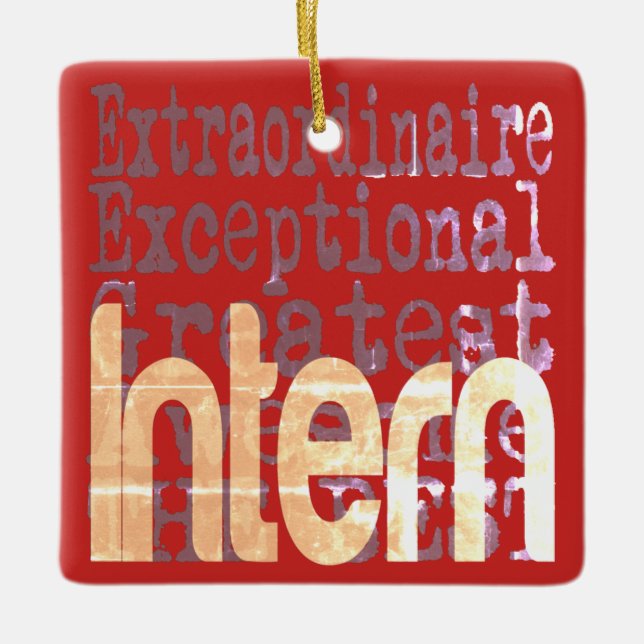 Intern Extraordinaire Keramikornament (Vorderseite)