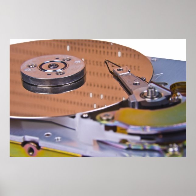 Internals eines Festplattenlaufwerks Poster (Vorne)