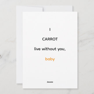 International Carrot Day Feiertagskarte
