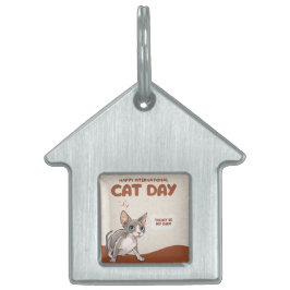 International Cat Day Sphynx Celebration Art Tiermarke