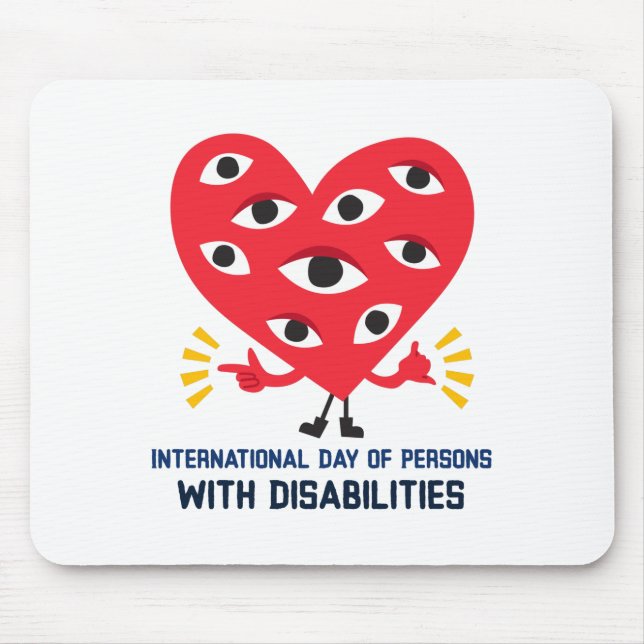 International Day of Persons with Disabilities Mousepad (Vorne)