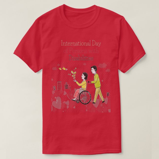 International Day of Persons with Disabilities T-Shirt (Design vorne)