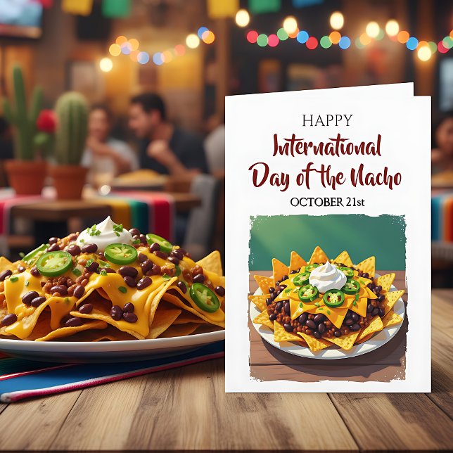 International Day of the Nacho | October 21st Card Karte (Von Creator hochgeladen)