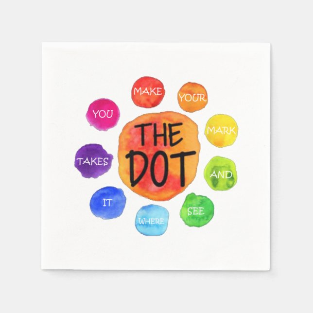 International dot day  serviette (Vorderseite)