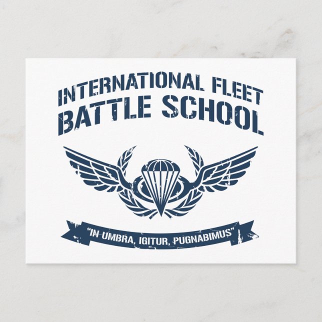International Fleet Battle School Ender Postkarte (Vorderseite)