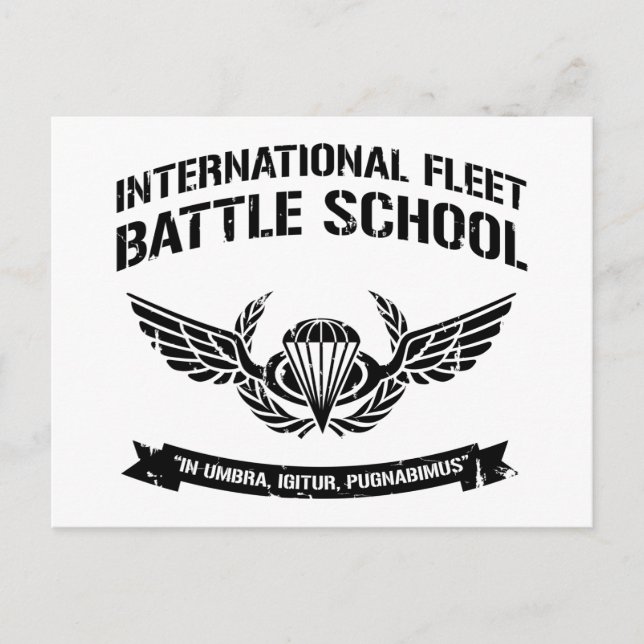 International Fleet Battle School Ender Postkarte (Vorderseite)