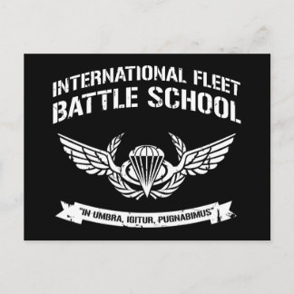 International Fleet Battle School Ender Postkarte