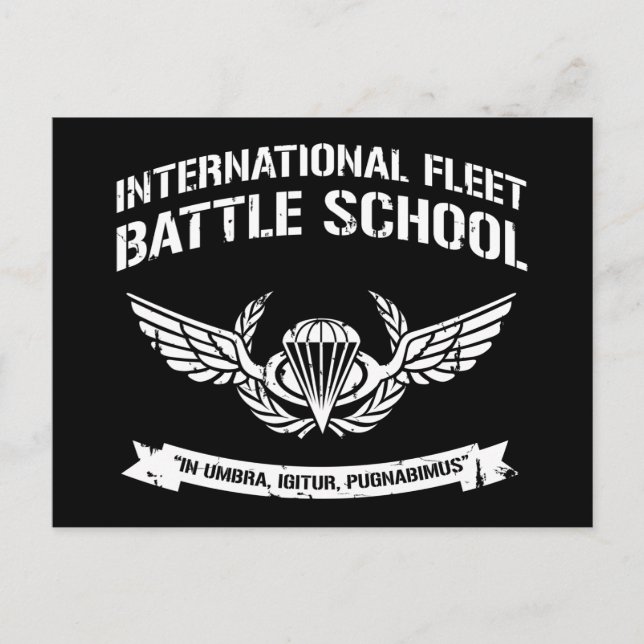 International Fleet Battle School Ender Postkarte (Vorderseite)