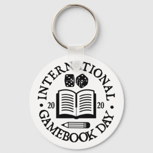 International Gamebook Day Key Ring Schlüsselanhänger
