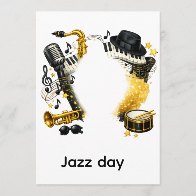 international jazz day einladung (Vorderseite)