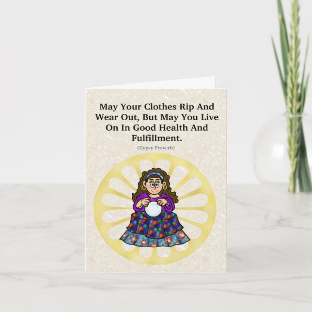 International Roma Day Gypsie Card Karte (Vorderseite)
