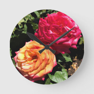 International Rose Test Garden, Portland, Oregon Runde Wanduhr
