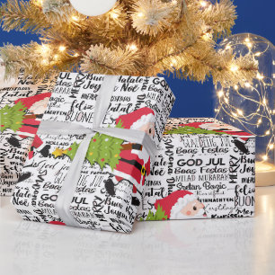 International Santa Gift Wrap Geschenkpapier