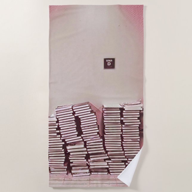 International school library day gift idea strandtuch (Vorderseite)