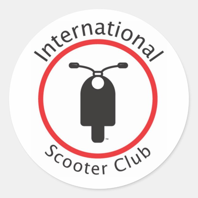 International Scooter Club Sticker (Vorderseite)