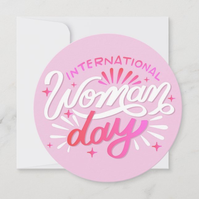International Woman Day Einladung (Vorderseite)
