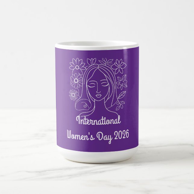  International Women's Day 2026 Kaffeetasse (Mittel)