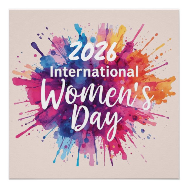 International Women's Day 2026 Poster (Vorderseite)