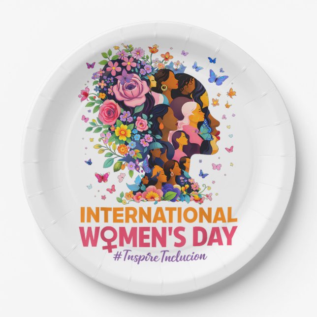 International Women's Day Pappteller (Vorderseite)