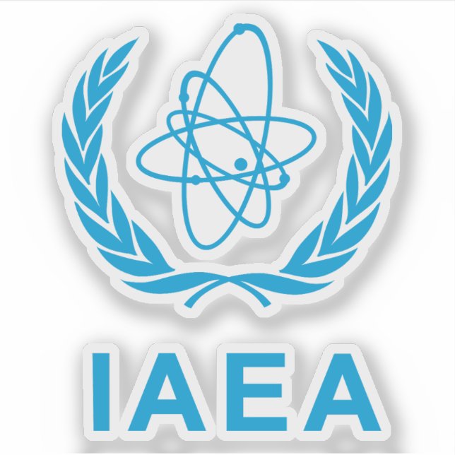 Internationale Atomenergie-Organisation Aufkleber (Vorderseite)