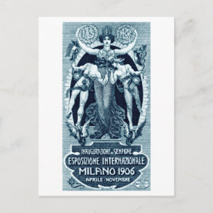 Internationale Ausstellung in Mailand 1906 Postkarte