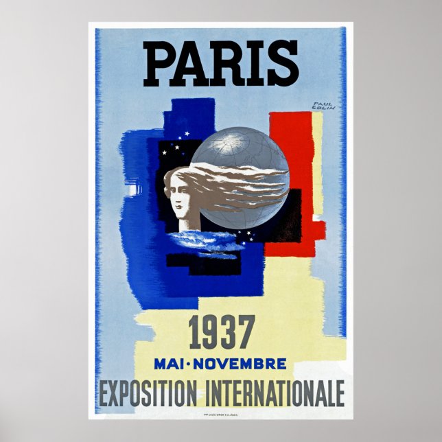 Internationale Ausstellung Paris Poster (Vorne)